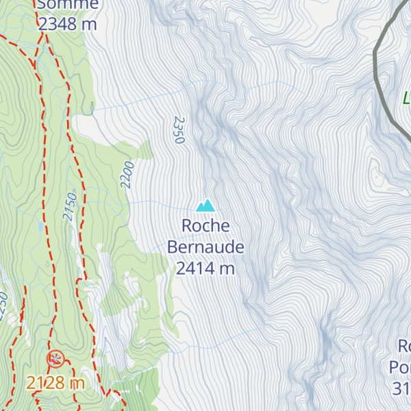 Map of Roche Bernaude