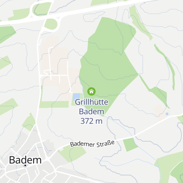 Map of Grillhütte Badem