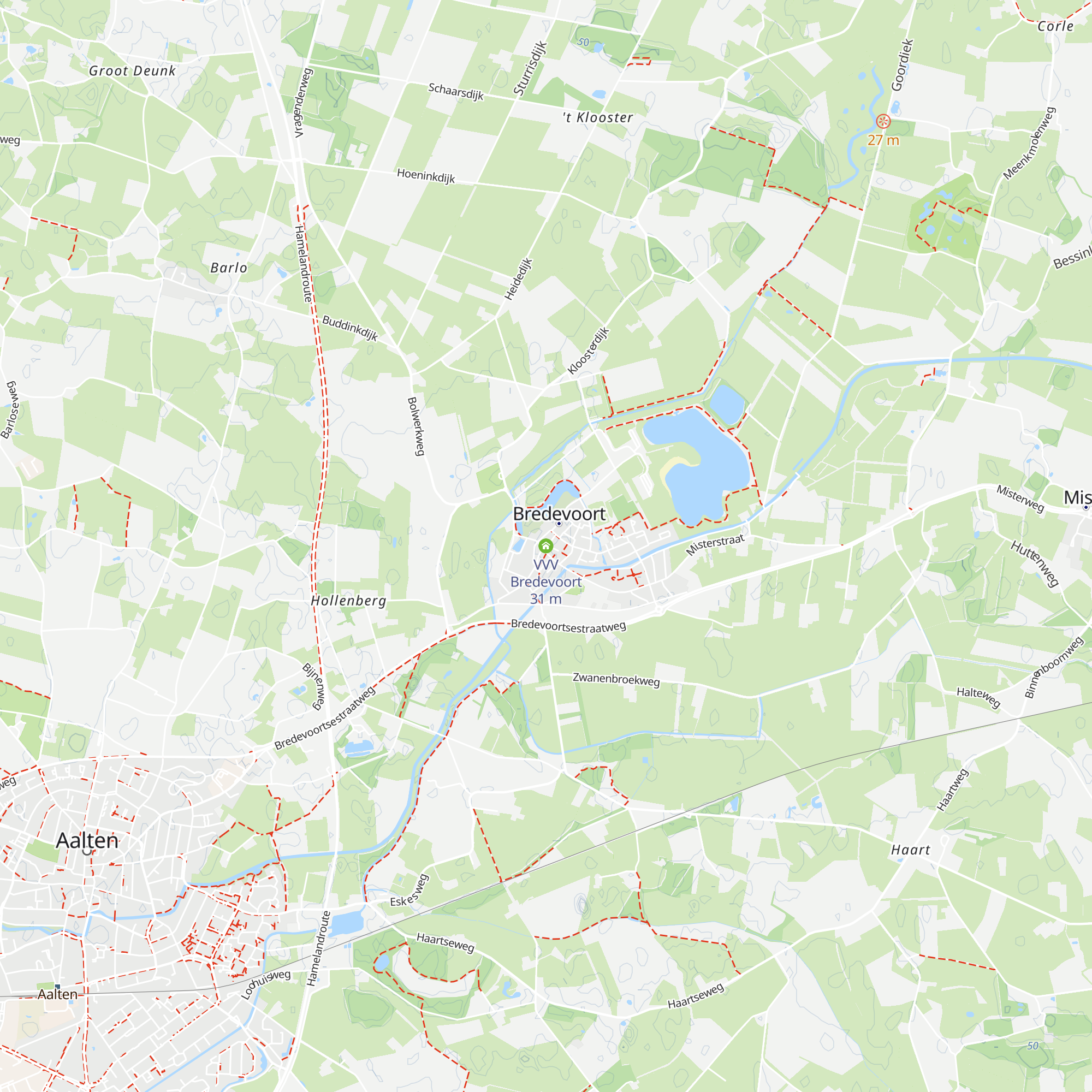VVV Bredevoort map