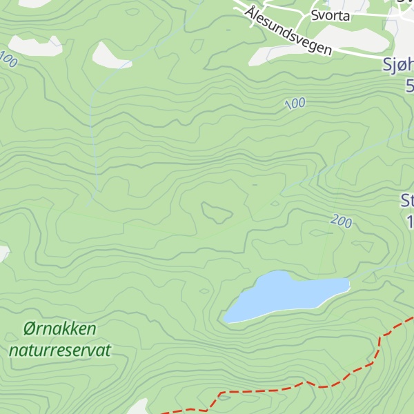 Map of Høgfjellet