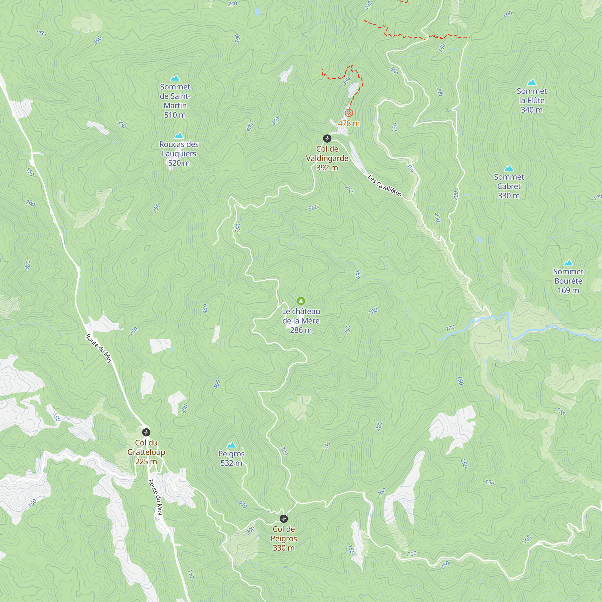 Le château de la Mère map