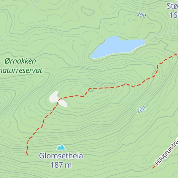 Map of Haugtua