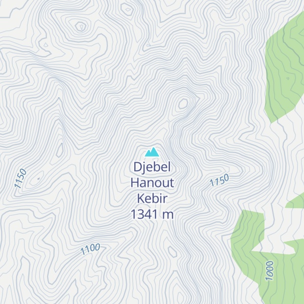 Map of Djebel Hanout Kebir