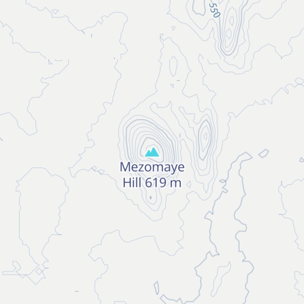 Map of Mezomaye Hill