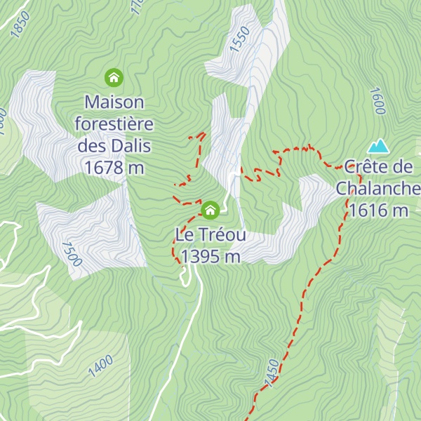 Map of Le Tréou