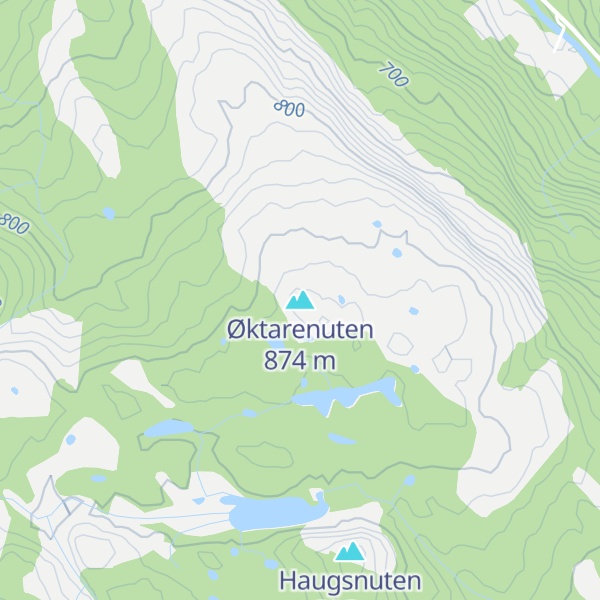 Map of Øktarenuten