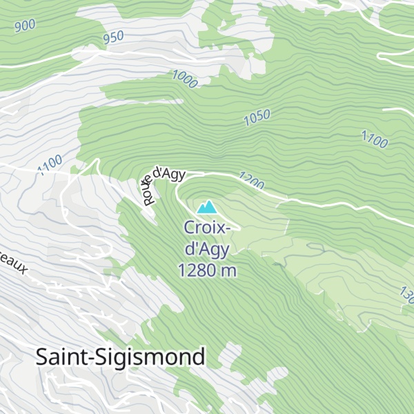 Map of Croix-d'Agy