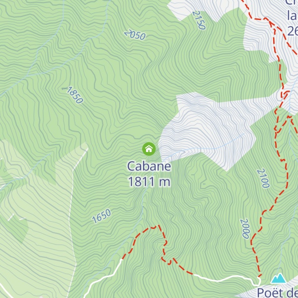 Map of Cabane