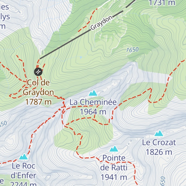 Map of La Cheminée