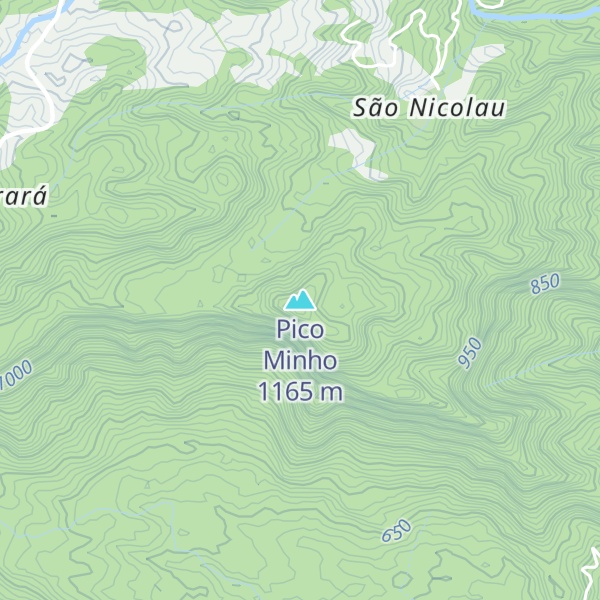Map of Pico Minho