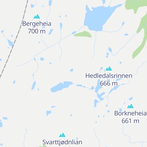 Map of Usedalsknuten