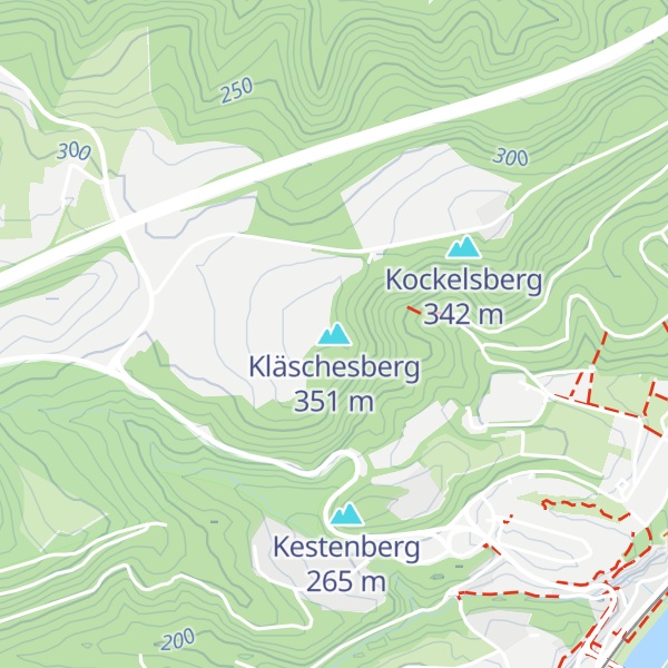 Map of Kläschesberg