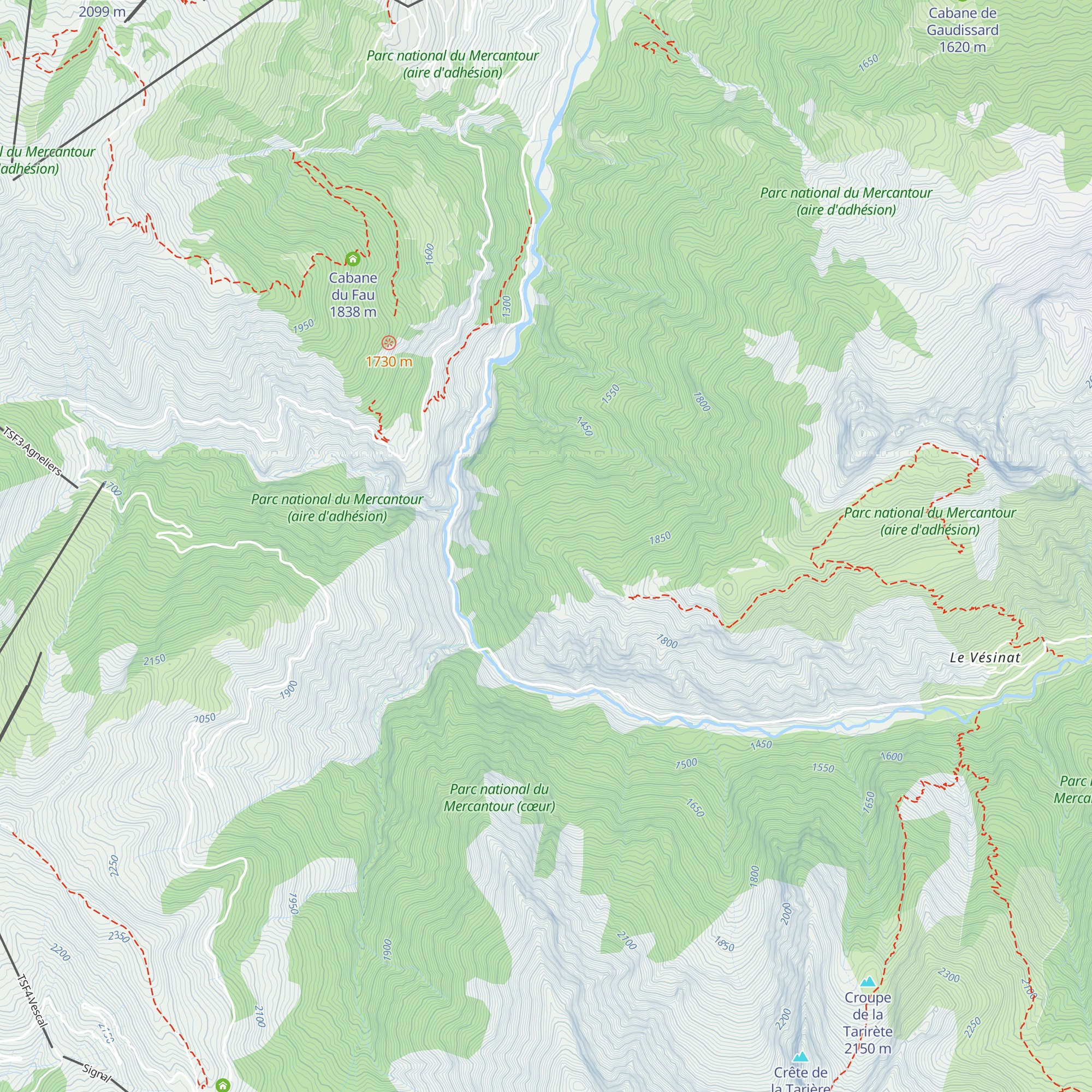 Baume Longe map