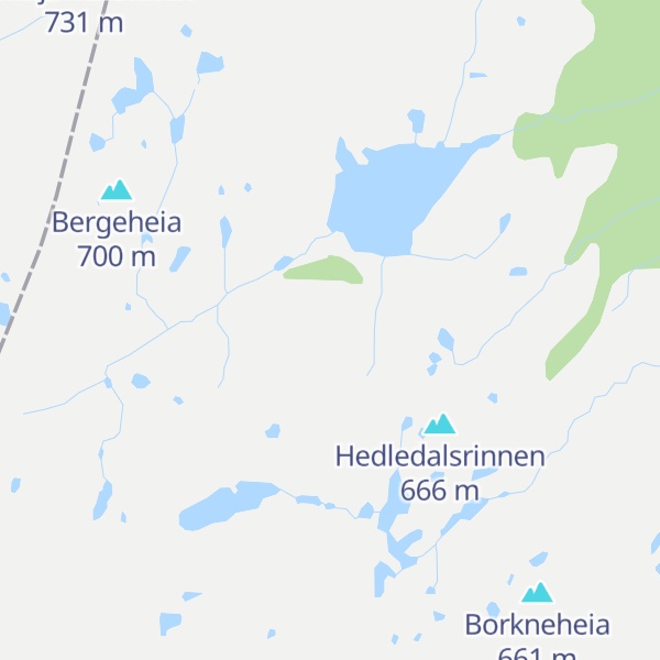 Map of Storetjødnheia