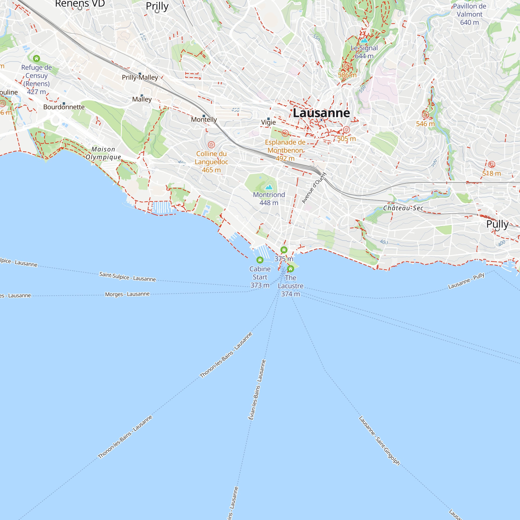 Cabine Start map