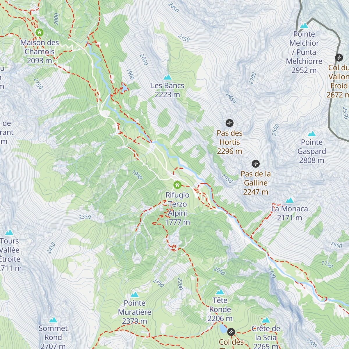 Rifugio I Re Magi map