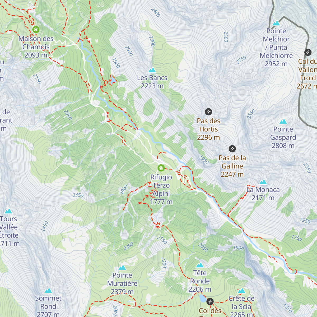 Rifugio I Re Magi map