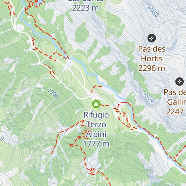 Map of Rifugio I Re Magi