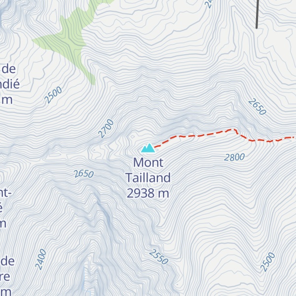 Map of Mont Tailland