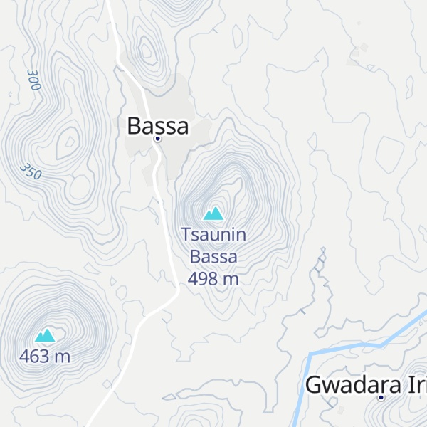 Map of Tsaunin Bassa