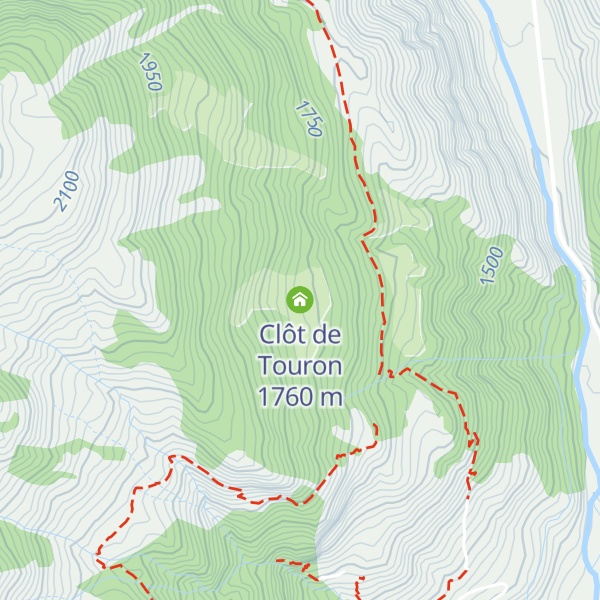 Map of Clôt de Touron