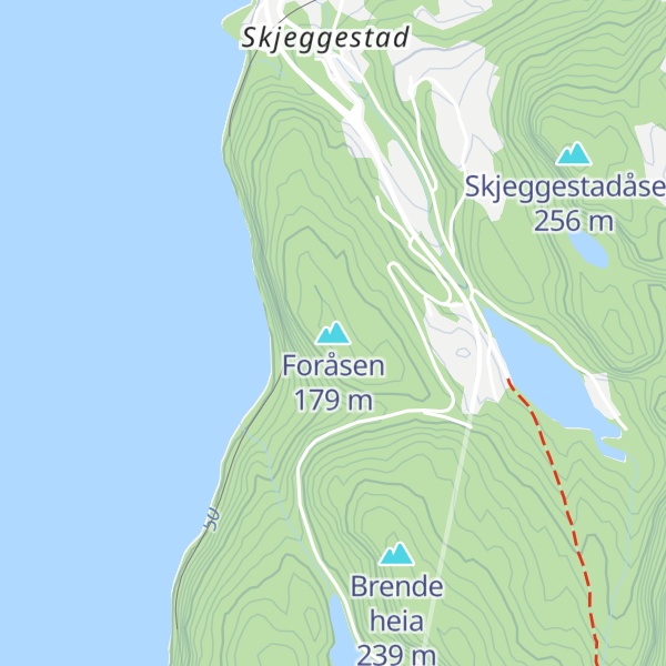 Map of Foråsen