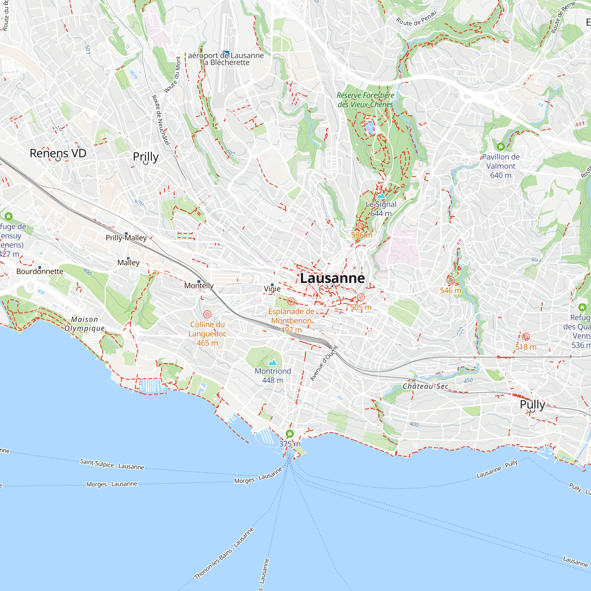 Le Comptoir du Flon map