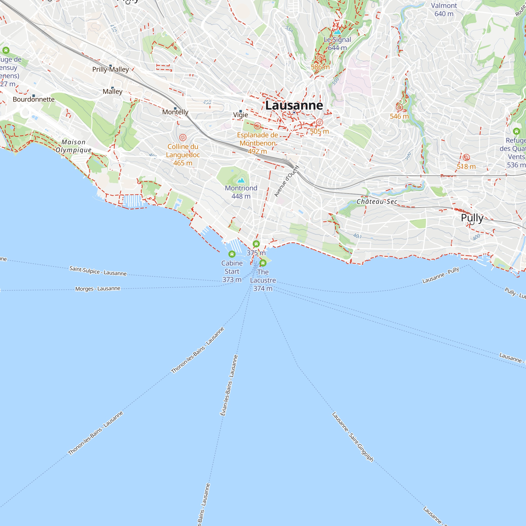 The Lacustre map
