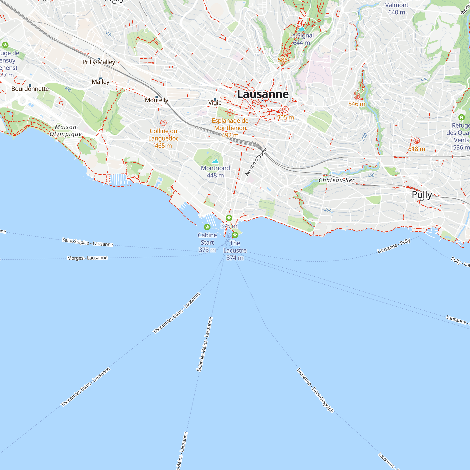 The Lacustre map