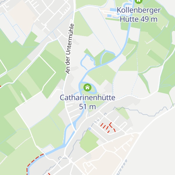 Map of Catharinenhütte