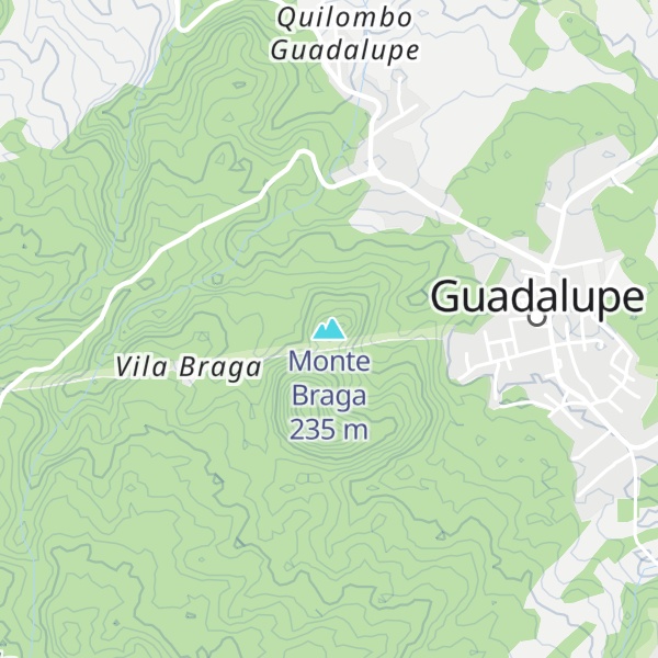 Map of Monte Braga