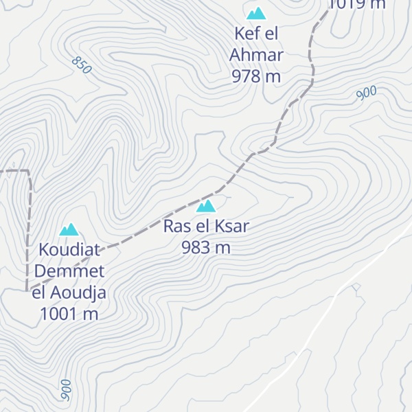 Map of Ras el Ksar