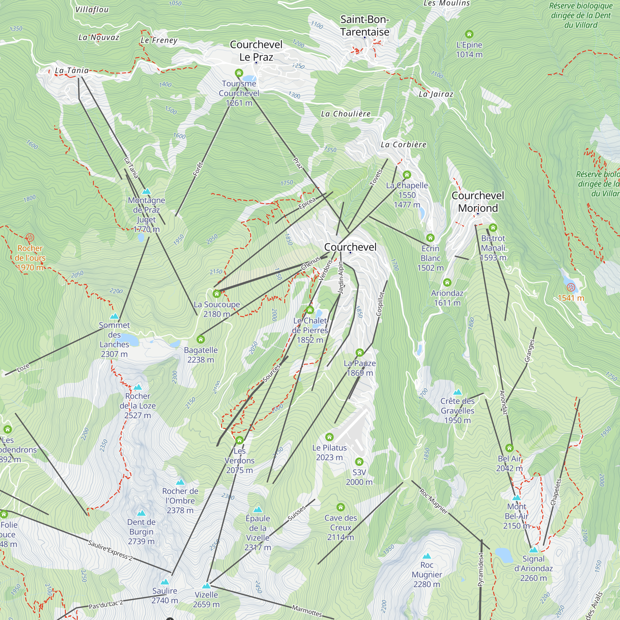 Le Chalet de Pierres map