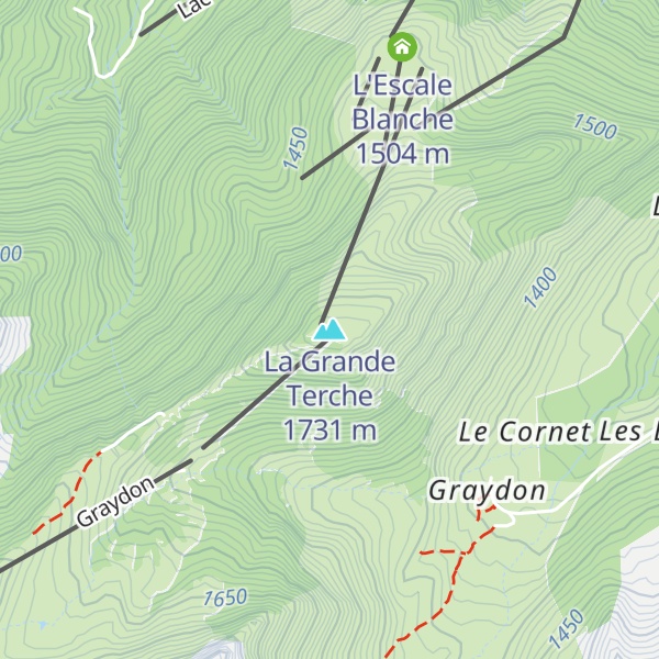 Map of La Grande Terche