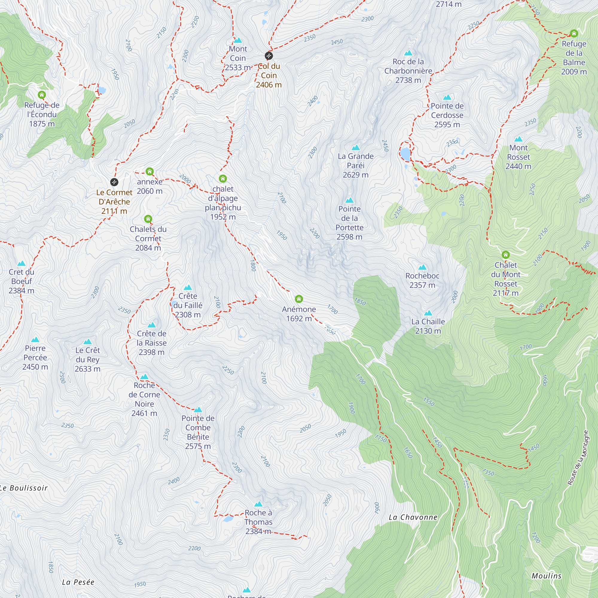 Anémone map