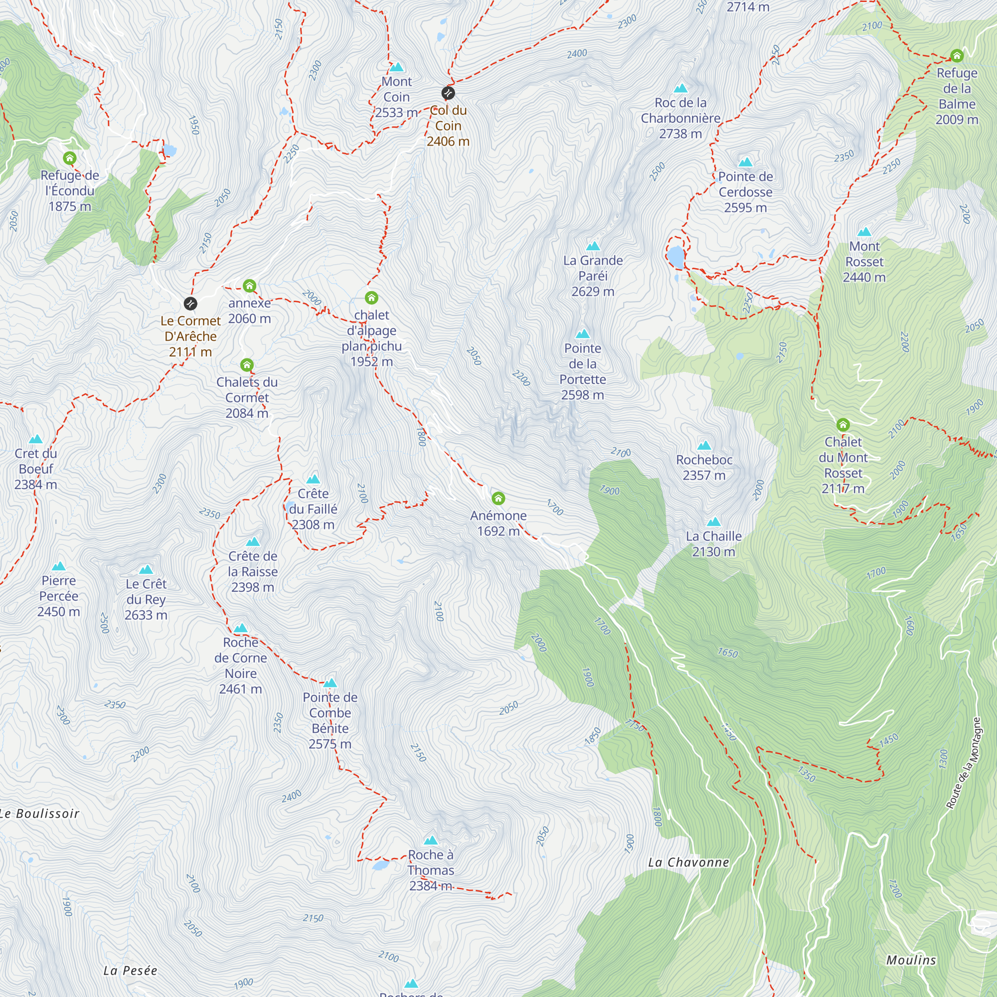 Anémone map