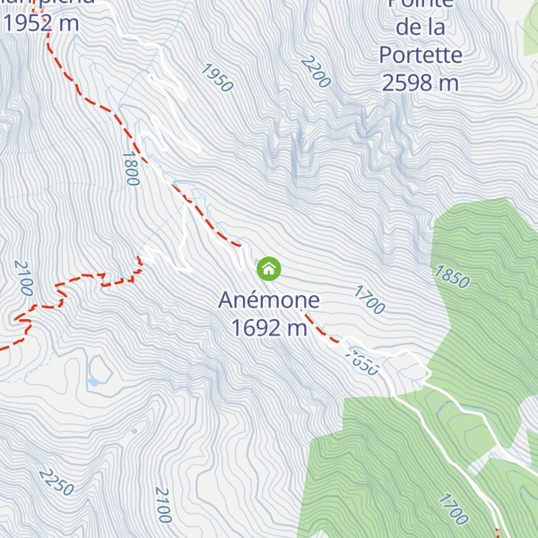Map of Anémone