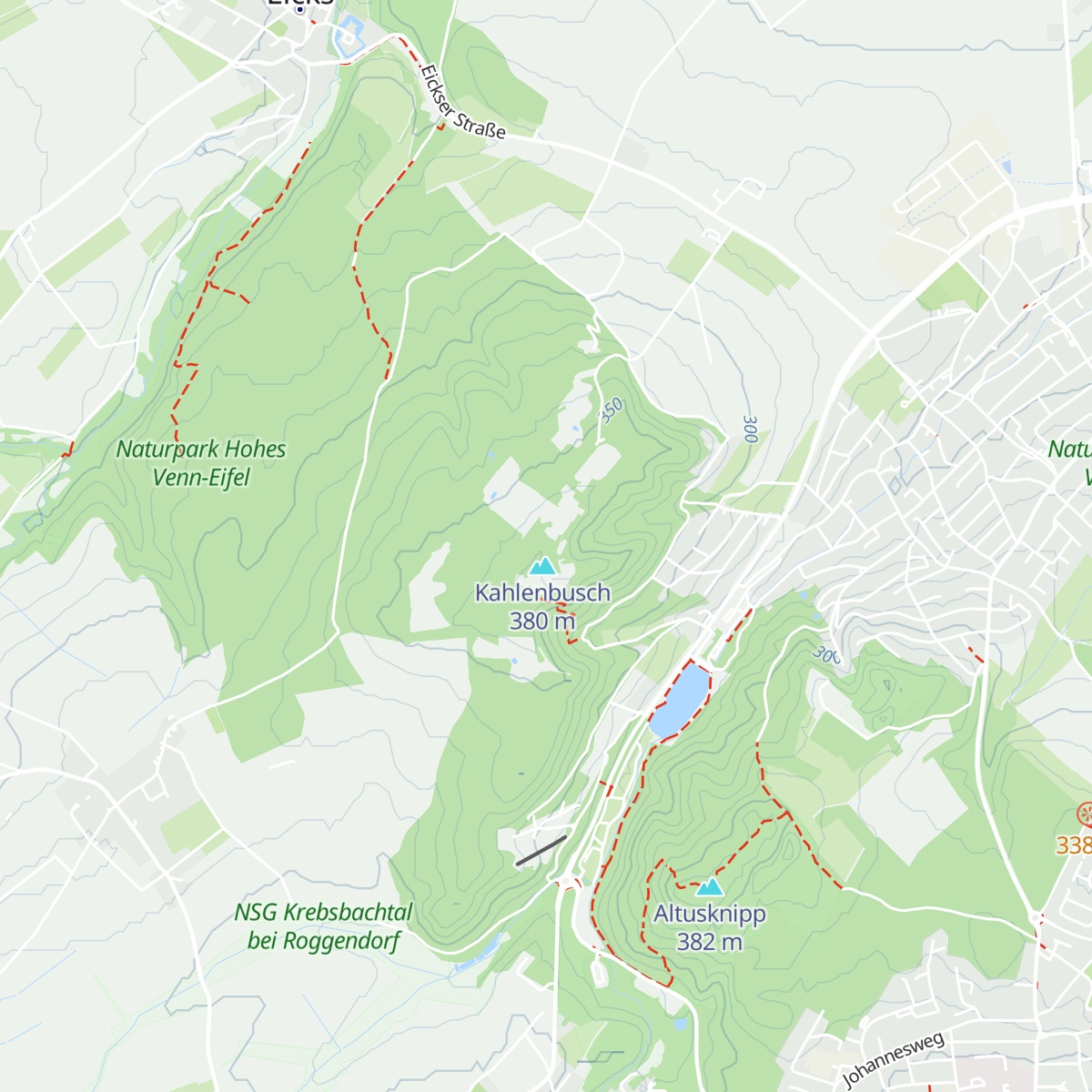 Nissenhütte map