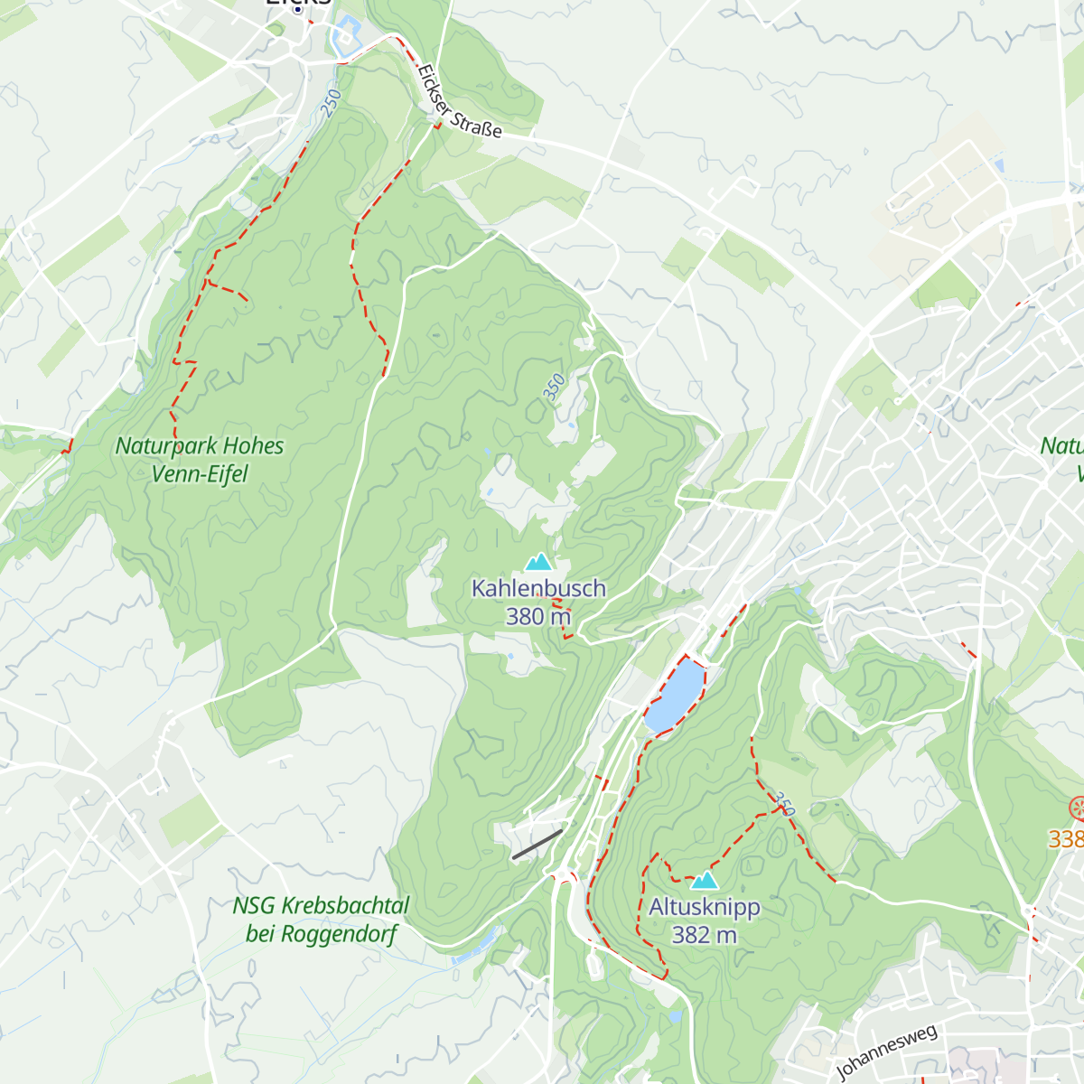 Nissenhütte map