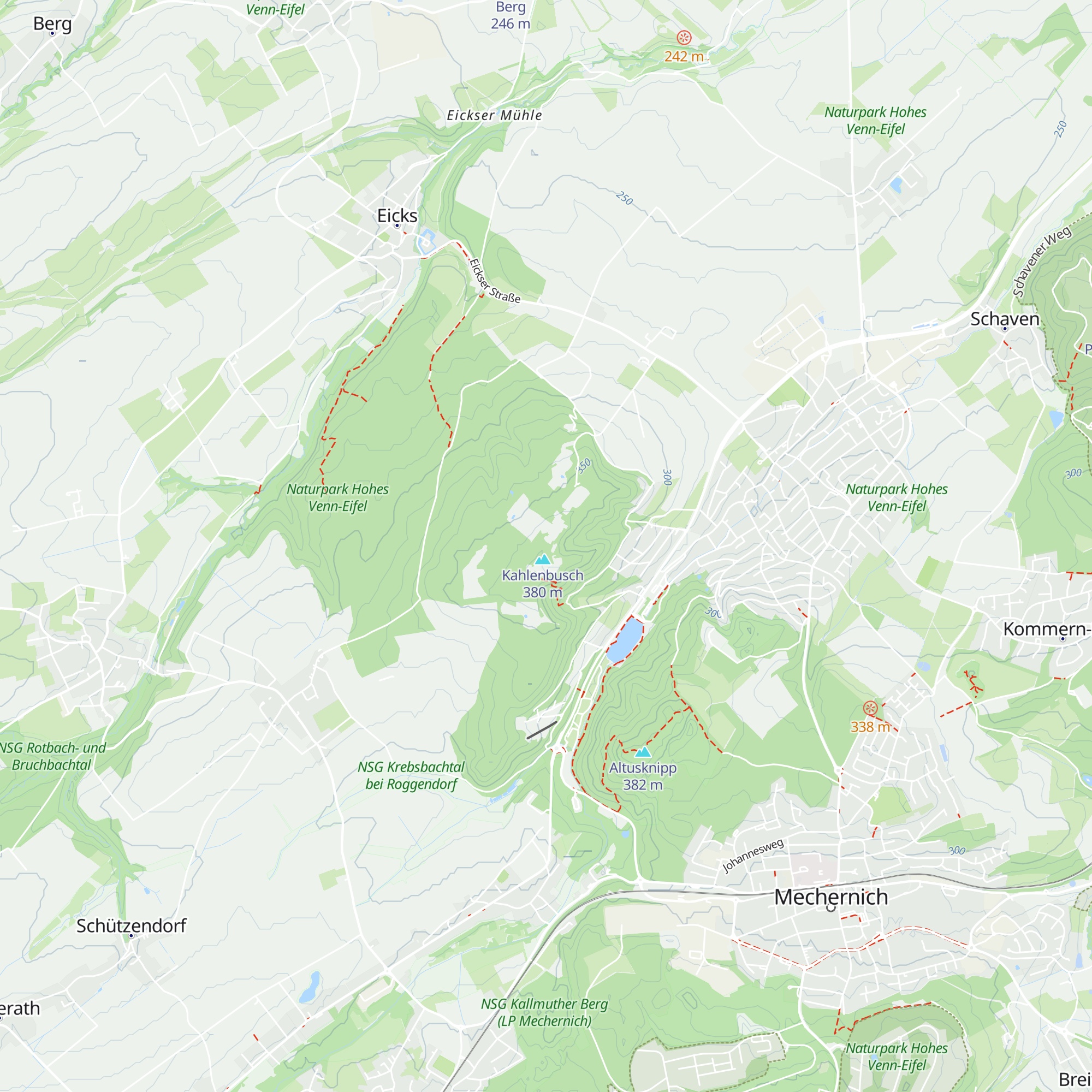 Nissenhütte map