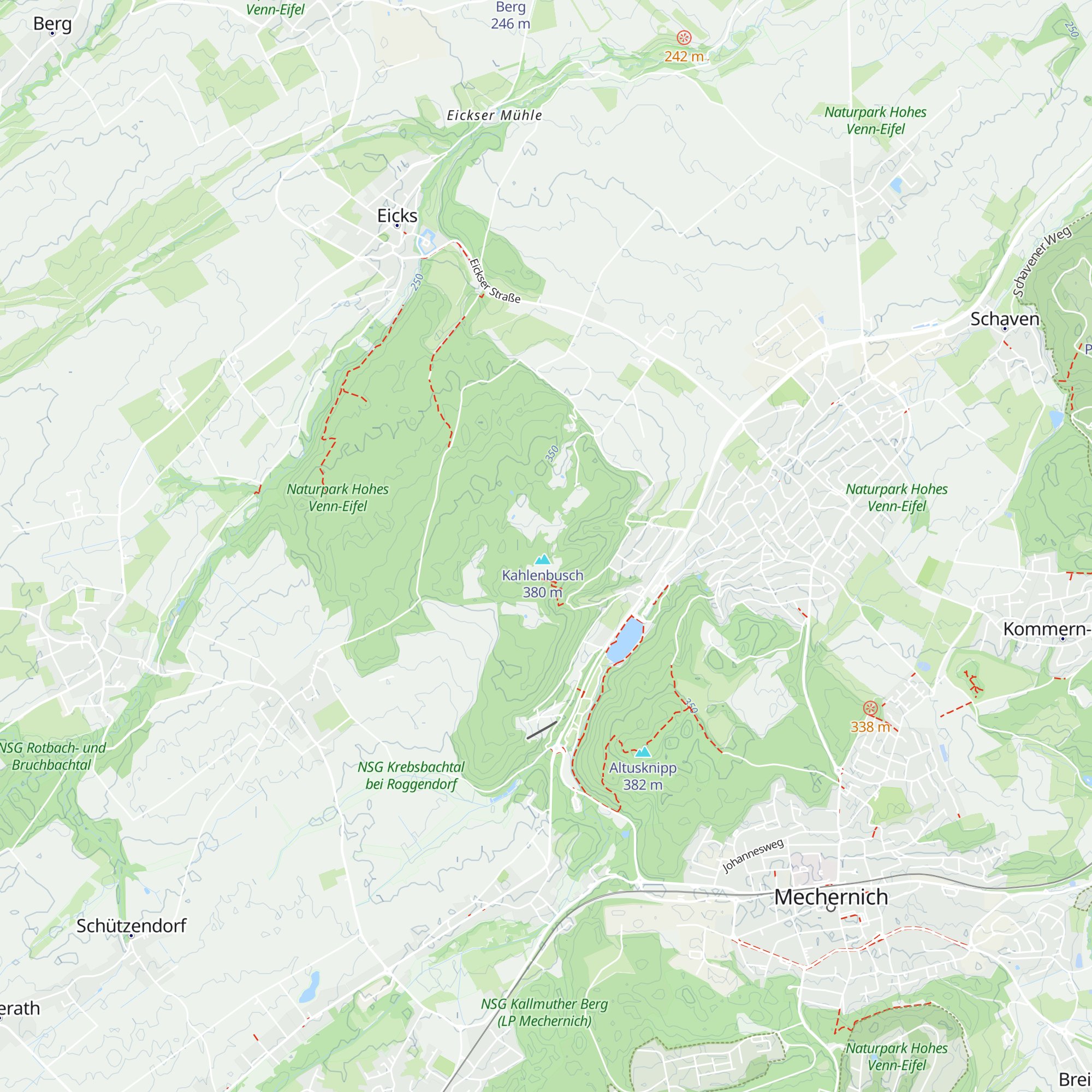 Nissenhütte map