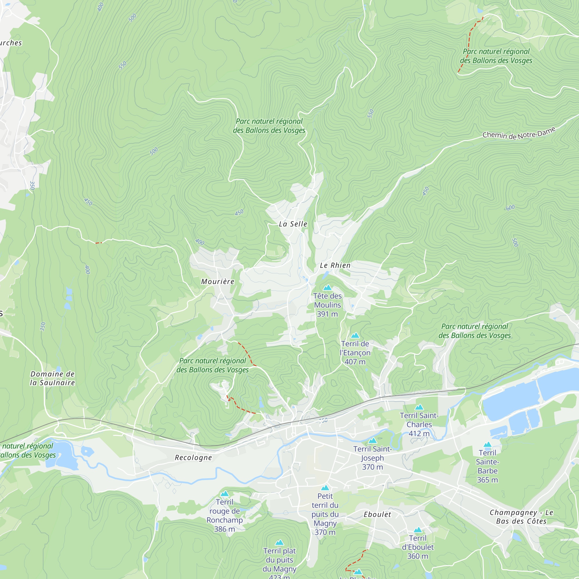 Gîte L'Orière des Bois map