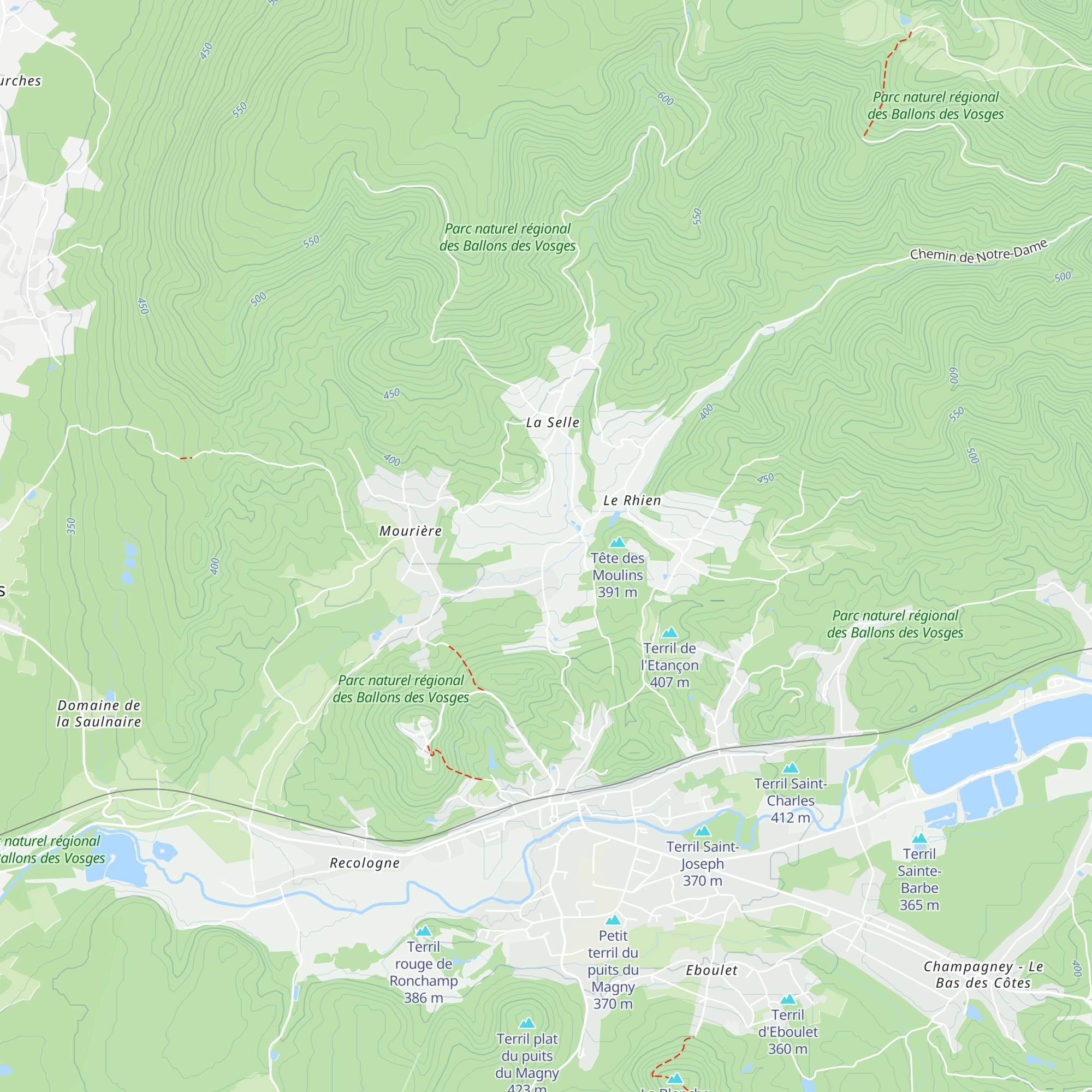 Gîte L'Orière des Bois map