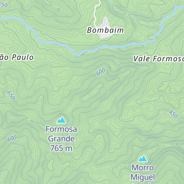 Map of Pico Formoso Grande