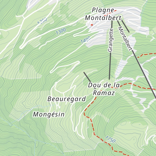 Map of Miléade (ex Cap'vacances - Le Gentil)