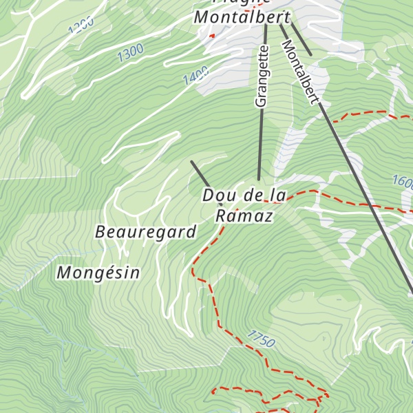 Map of Le Forperet