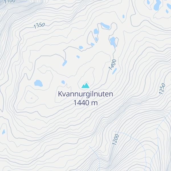 Map of Kvannurgilnuten