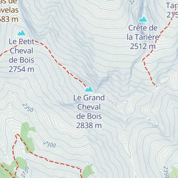 Map of Le Grand Cheval de Bois