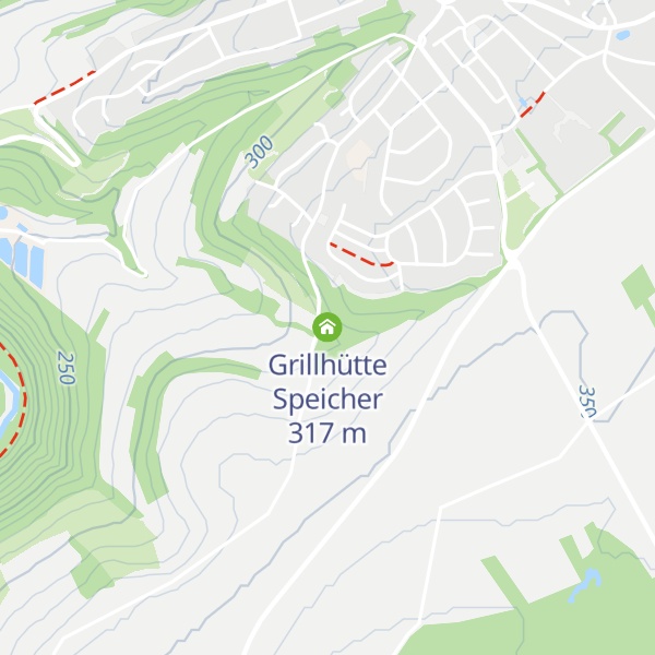 Map of Grillhütte Speicher