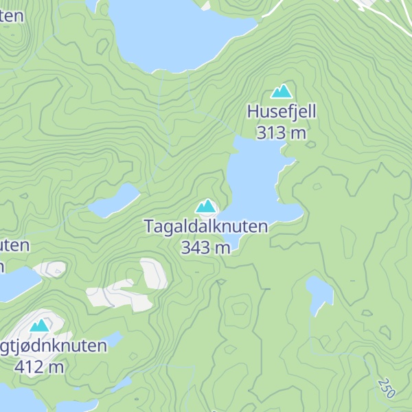 Map of Tagaldalknuten